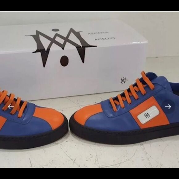 Maecena Macello Italian Woman's Sneakers Sz-10 - Picture 3 of 9